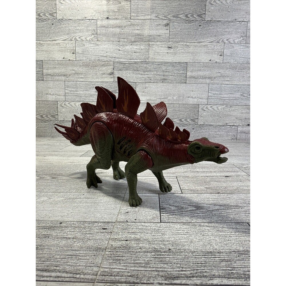 Stegosaurus Dinosaur Action Figure Fully Moveable Parts, Two Sound Effects